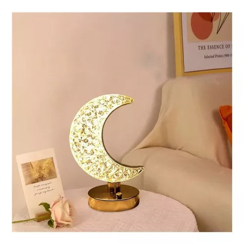 LAMPARA TACTIL EFECTO CRISTAL Mesa LCL LUNA [PAGA AL RECIBIR]