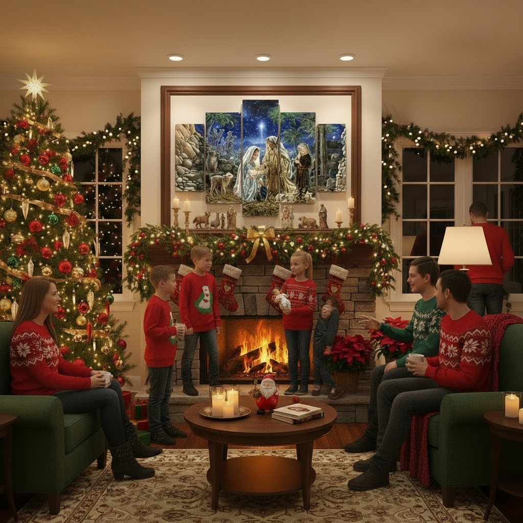 CUADRO DECORATIVO NAVIDAD 2025 [PAGA AL RECIBIR]