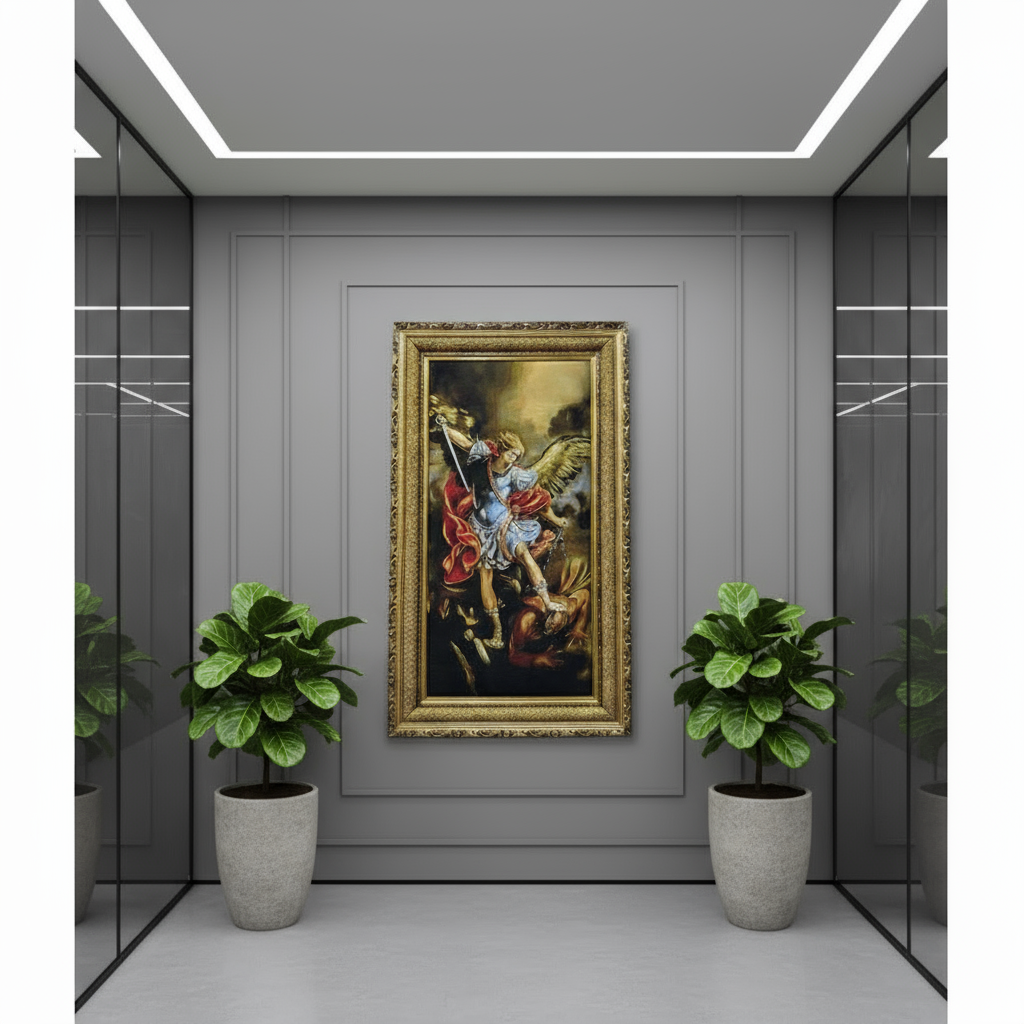 CUADRO DECORATIVO SAN MIGUEL ARCANGEL [PAGA AL RECIBIR]