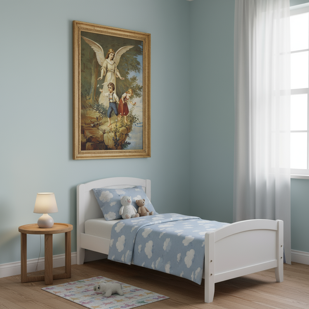 CUADRO DECORATIVO ANGELES LIENZO [PAGA AL RECIBIR]