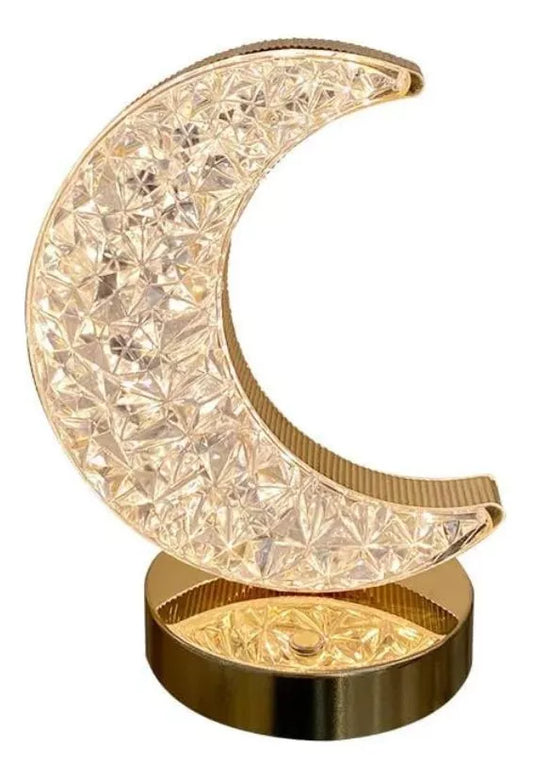 LAMPARA TACTIL EFECTO CRISTAL Mesa LCL LUNA [PAGA AL RECIBIR]