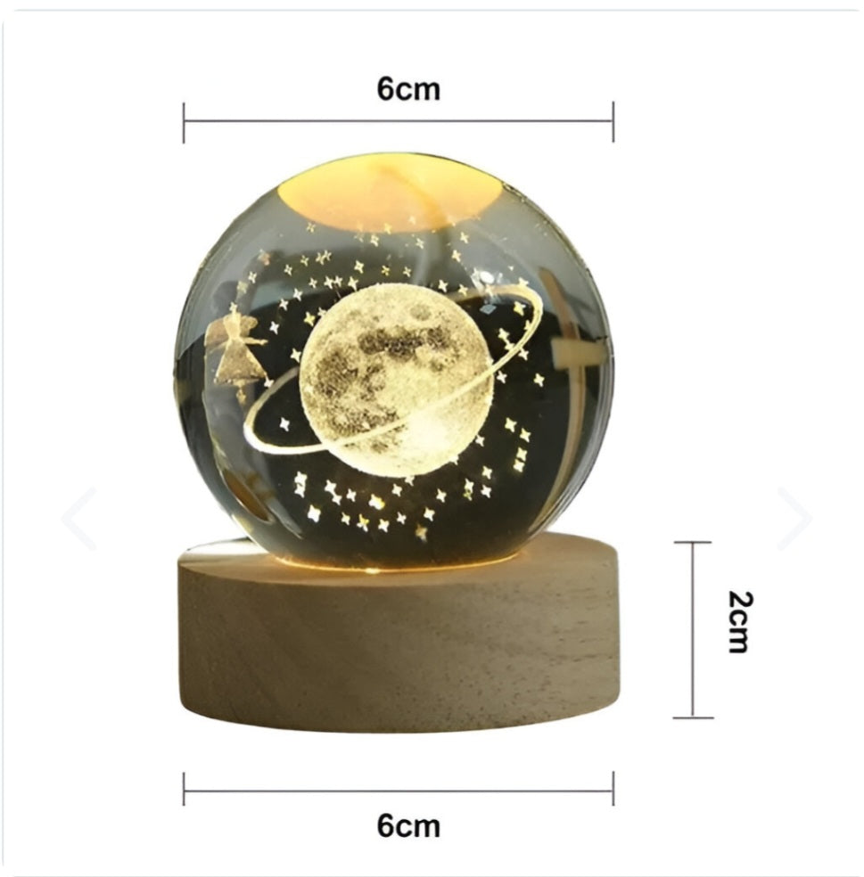 LAMPARA DORMITORIO ESFERA LUNA [PAGA AL RECIBIR]