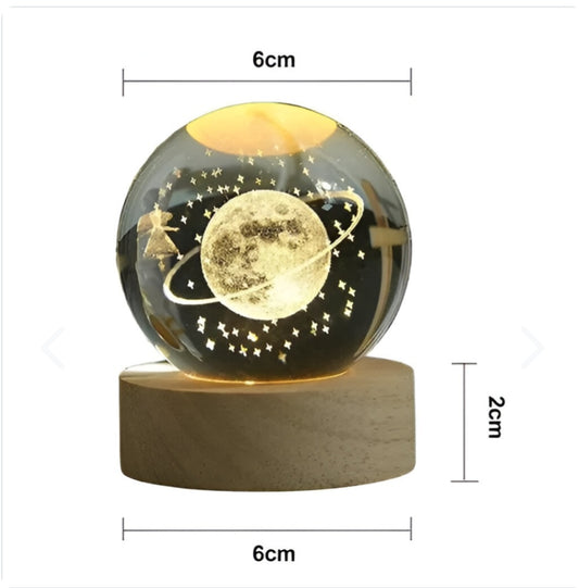LAMPARA DORMITORIO ESFERA LUNA [PAGA AL RECIBIR]