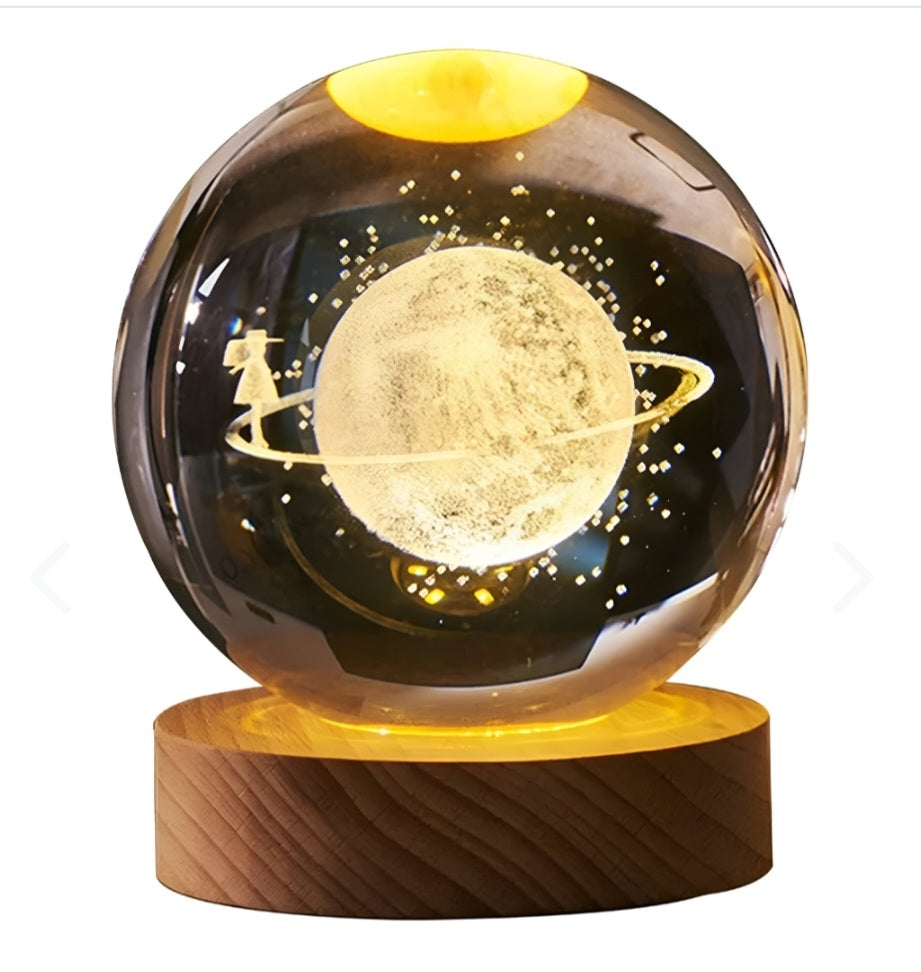 LAMPARA DORMITORIO ESFERA LUNA [PAGA AL RECIBIR]